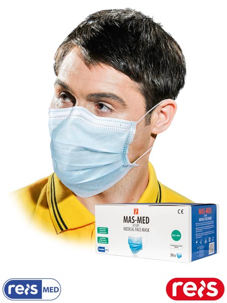 MAS-MED - MEDICAL FACE MASK LCF201 8% VAT